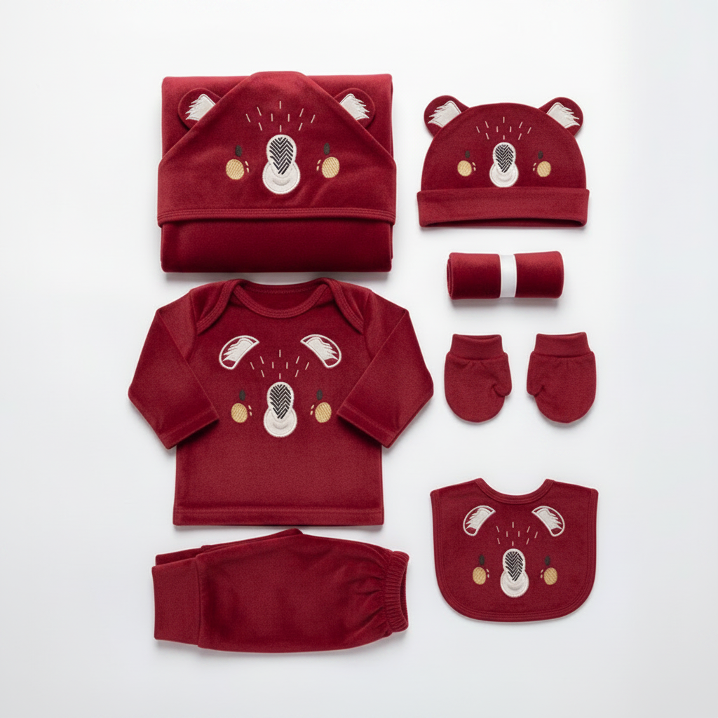 10 Piece Newborn Essential Starter Set - Complete Baby Gift Bundle