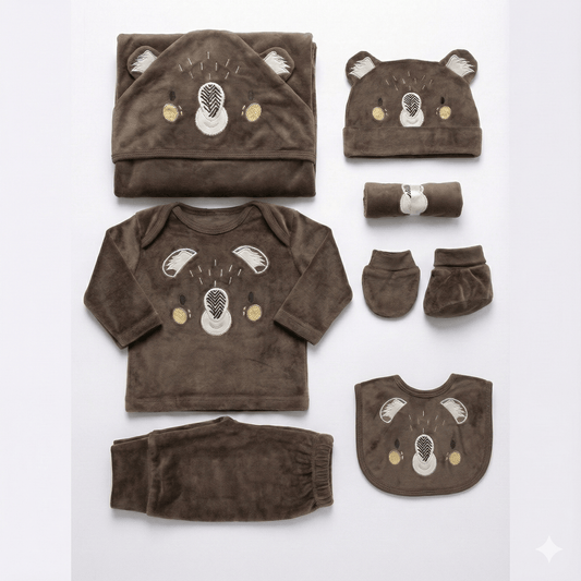 10 Piece Newborn Essential Starter Set - Complete Baby Gift Bundle - Comfort Cubz