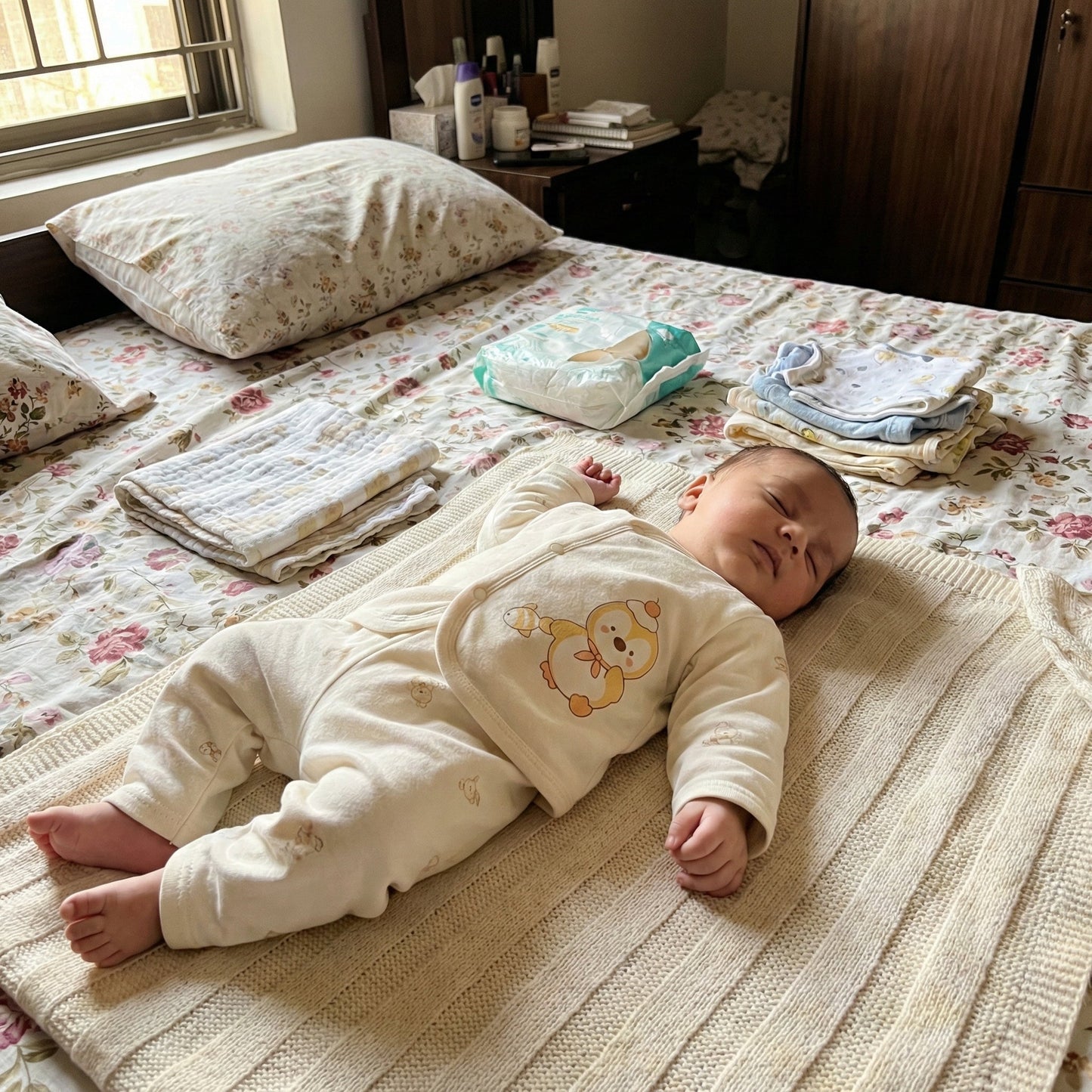 2 - Piece Baby Suit - Soft Cotton Coordinated Set 0 - 6M - Comfort Cubz