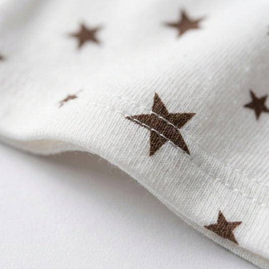 5 - Piece Newborn First Wear Set - Soft Cotton Star Design 0 - 3M - Comfort Cubz