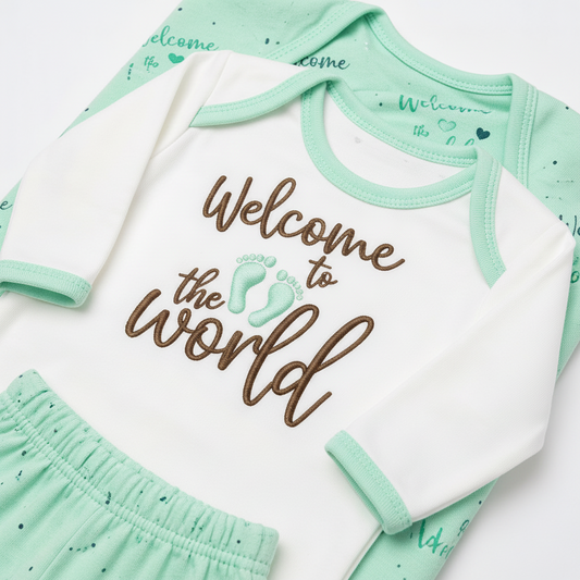 Welcome to the World โ Newborn Starter Set | Green