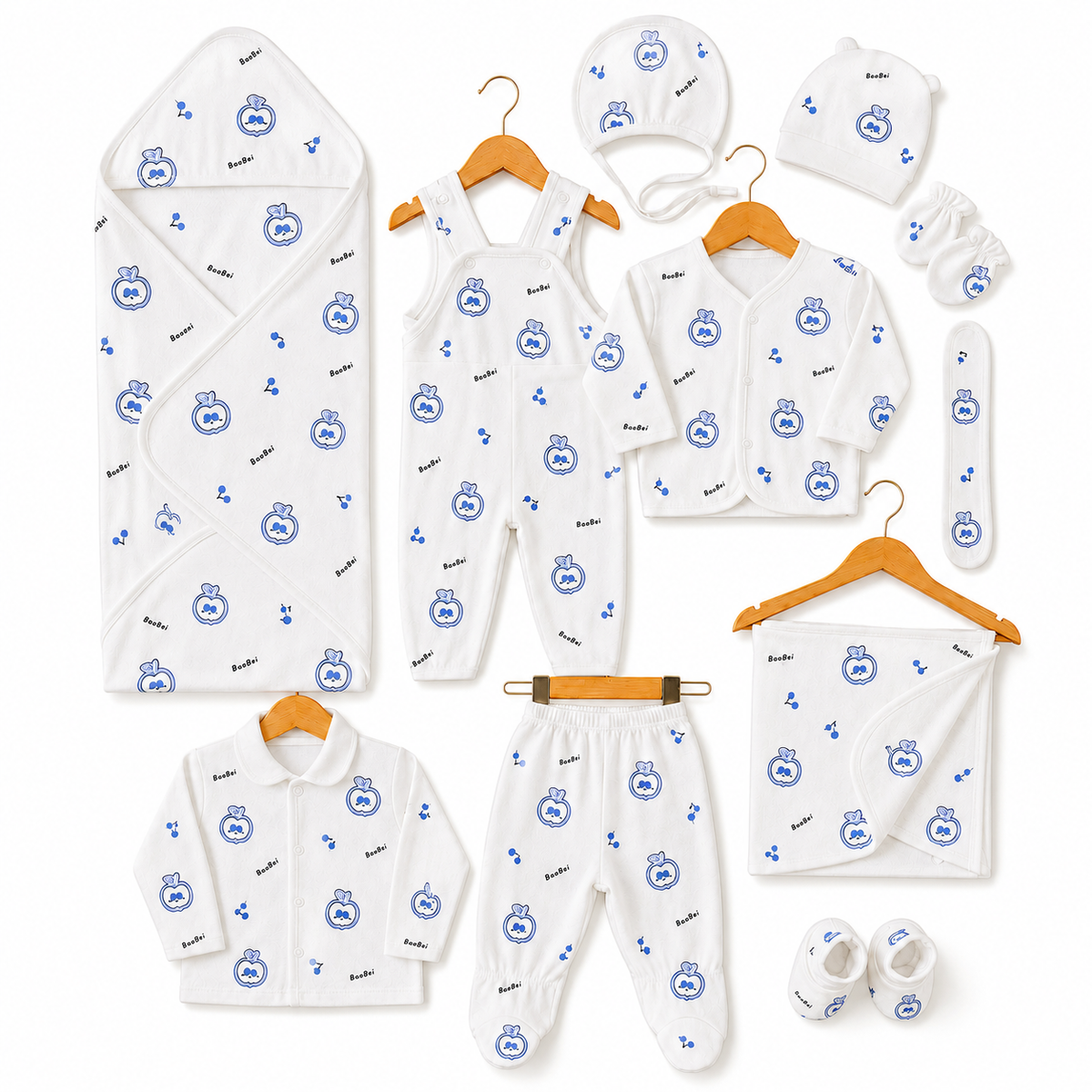 Premium 11-Piece Baby Starter Set - Complete Newborn Essentials 0-3 Months
