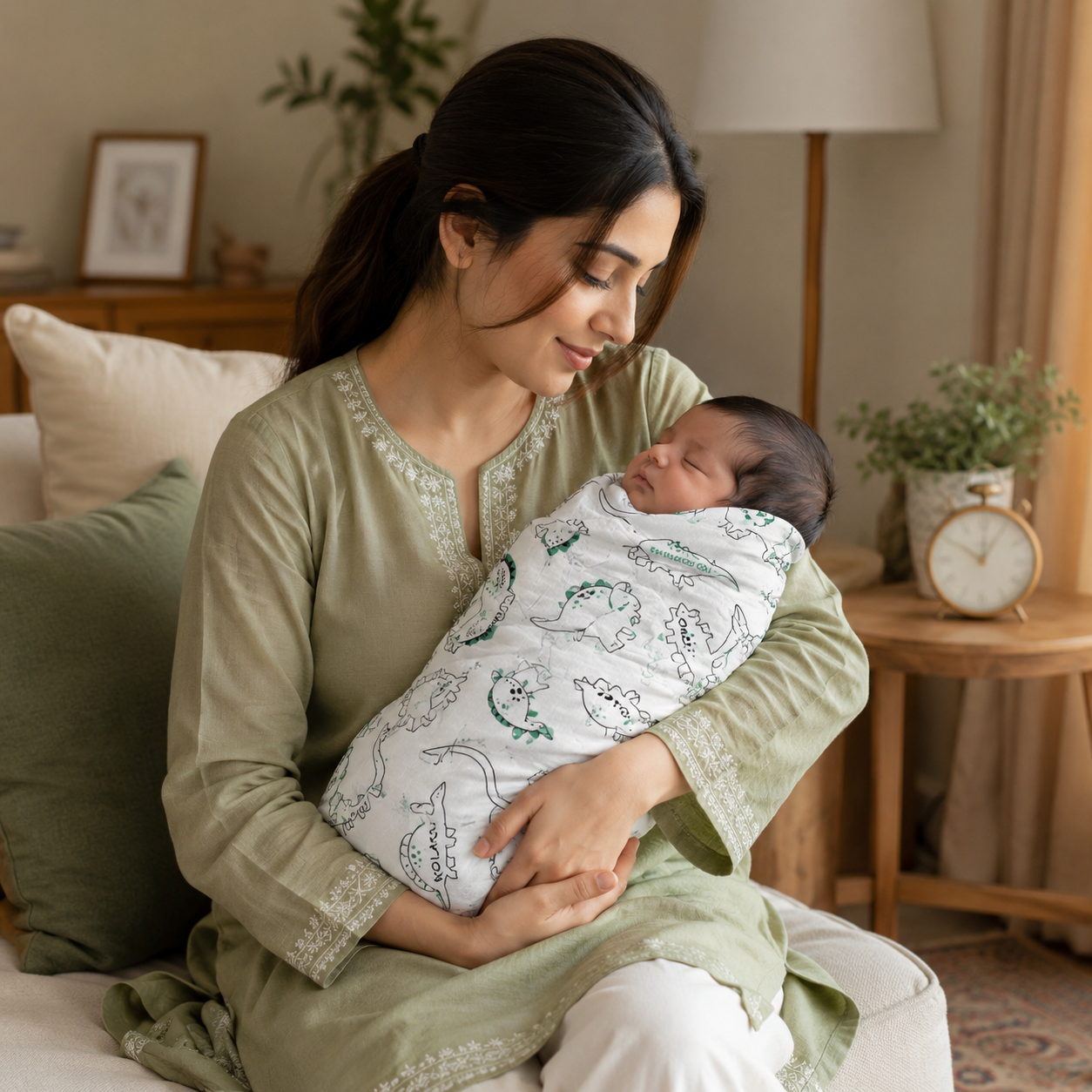 Baby Swaddle Wrap โ Breathable Summer Newborn Blanket | Cool & Comfortable