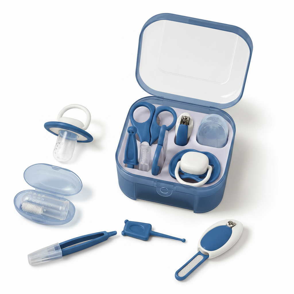 Baby Grooming Kit โ Essential Newborn Care Set | Pink & Blue