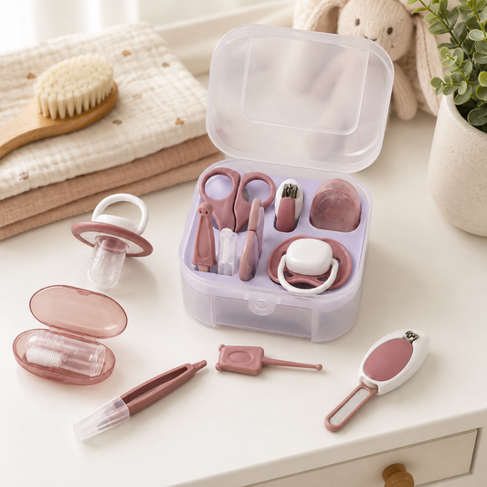 Baby Grooming Kit โ Essential Newborn Care Set | Pink & Blue