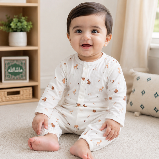 Premium Baby 2-Piece Summer Outfit โ Soft Coordinated Set for Newborns & Infants