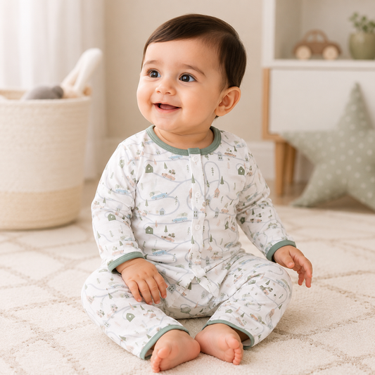 Baby 2-Piece Summer Outfit โ Premium Quality Coordinated Set for Newborns & Infants