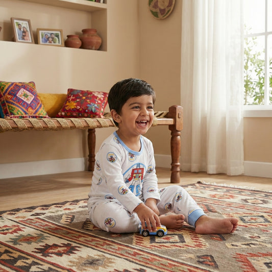 Boys 2-Piece Outfit - Shirt & Trouser Transformer Design 12M-4Y