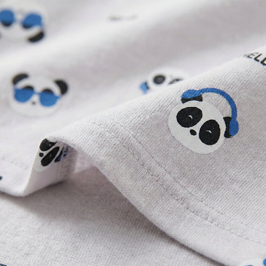 Boys 2-Piece Outfit - Shirt & Trouser Panda Design 12M-4Y