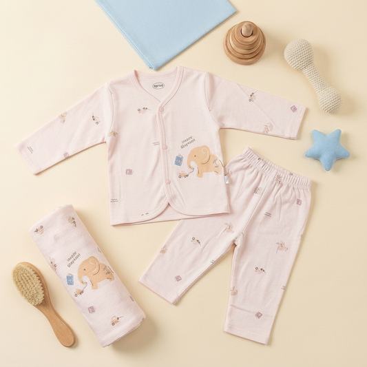 Premium 2-Piece Baby Suit - Lightweight Outfit for Newborn 0-6M