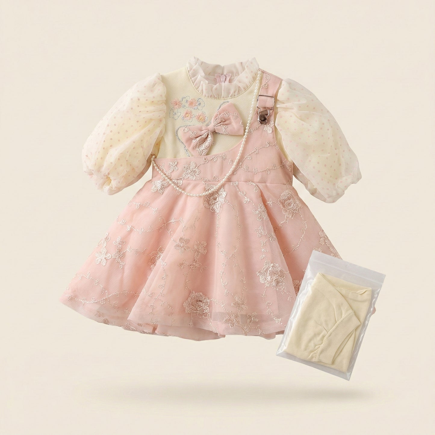 Baby Girl Fancy Frock - Elegant Party Dress 18M-4Y