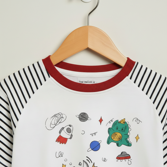 Boys Smart Value Printed Shirt - Stylish Casual Top for Toddlers & Kids 1-6Y