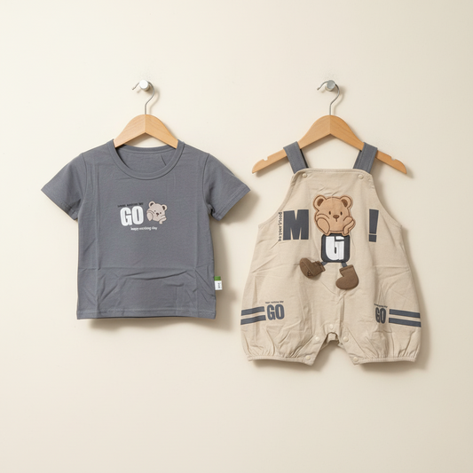 Baby Romper - Charming Printed Bodysuit for Infants & Toddlers 9-24 Months