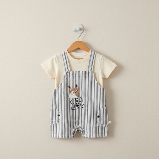 Baby Luxury Romper - Exquisite Printed Bodysuit for Infants & Toddlers 9-24 Months