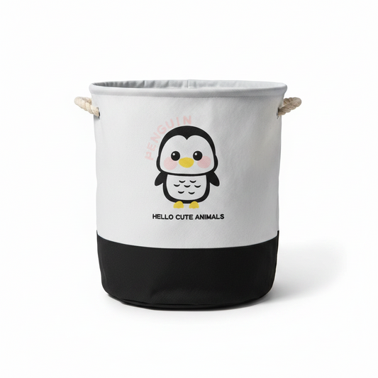 Baby Laundry Basket โ Foldable Nursery Storage Hamper