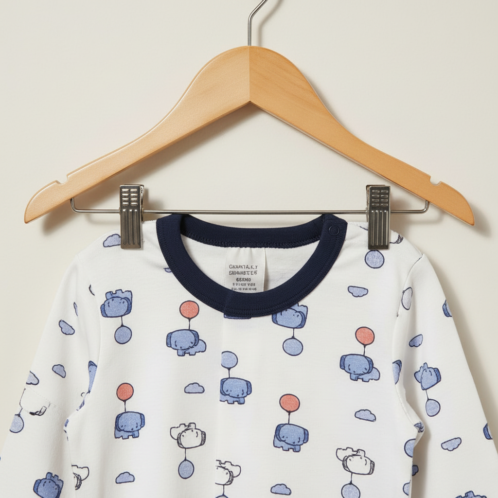 Baby Long-Sleeve Pyjama Set – Soft Sleepwear for Newborns & Infants