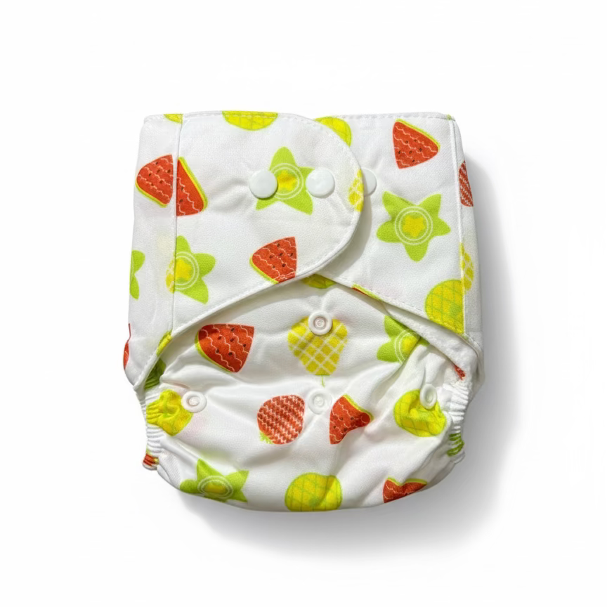 Baby Nappy Adjustable Floral Design 0-24 Months
