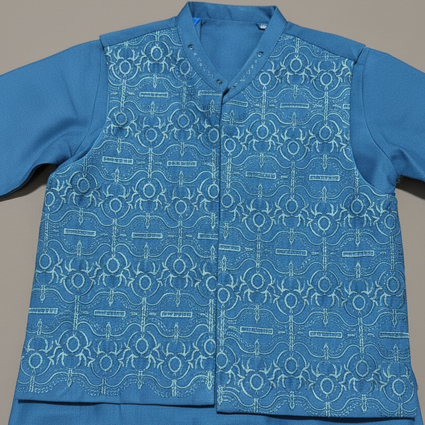 Boys Traditional Kurta Shalwar - Classic Pakistani Outfit 4-7Y