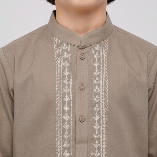 Boys Cotton Kurta Shalwar โ Premium 2-Piece Set | Multiple Colours