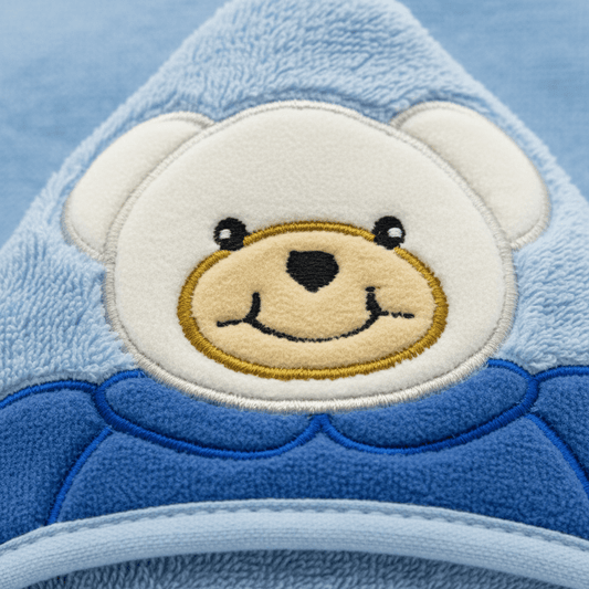 Baby Bath Towel Cotton Hooded Panda 3 Colors - Comfort Cubz