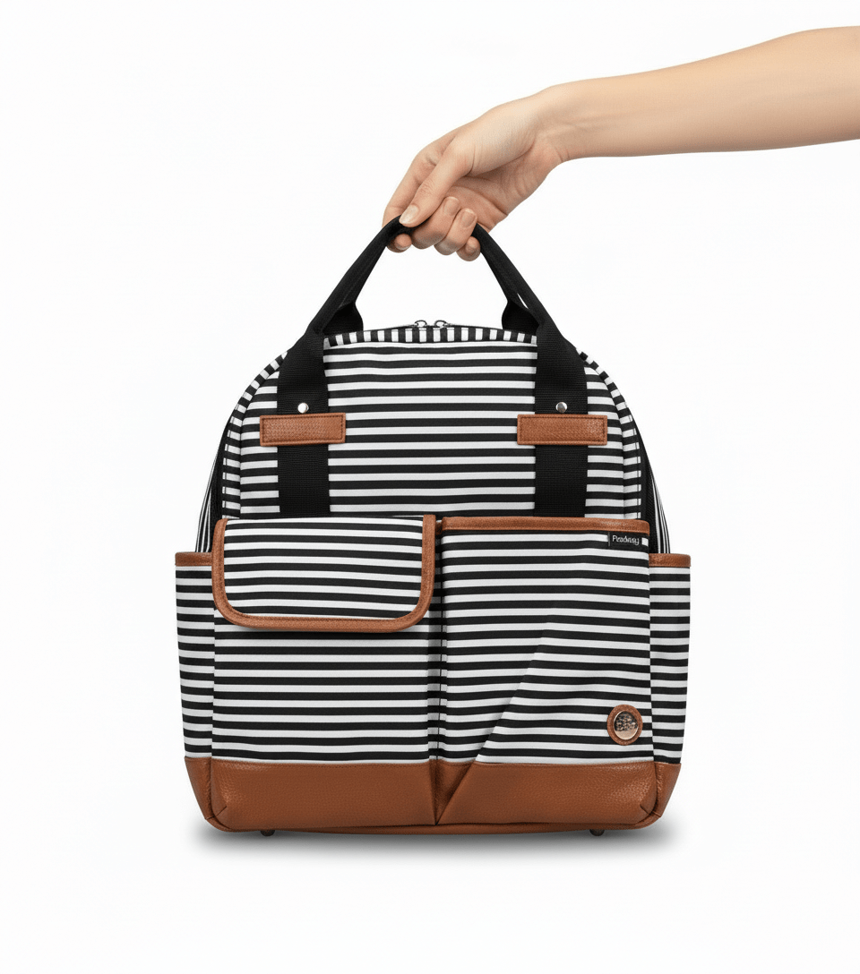 Baby Diaper Bag Multi - Compartment Insulated Premium - Comfort Cubz