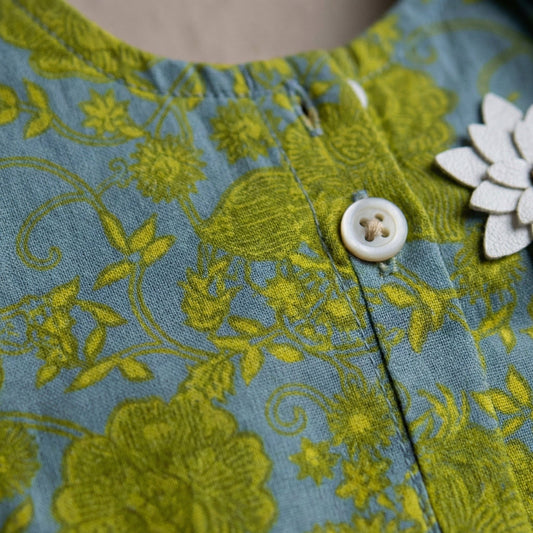 Baby Girl Frock with Matching Hair Band - Complete Dress Set 0 - 9M - Comfort Cubz