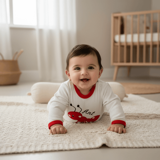 Baby Romper Cotton Dolphin and Ant Design 0 - 18 Months - Comfort Cubz