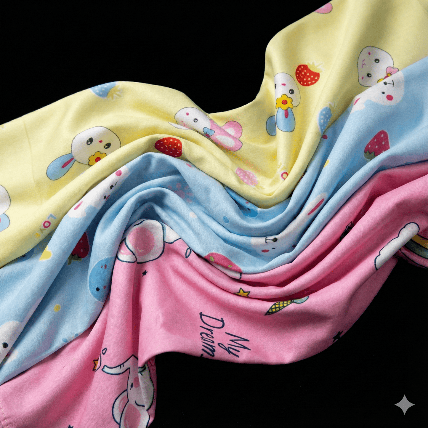 Baby Swaddle Muslin Wrapping Sheet 3 Colors - Comfort Cubz