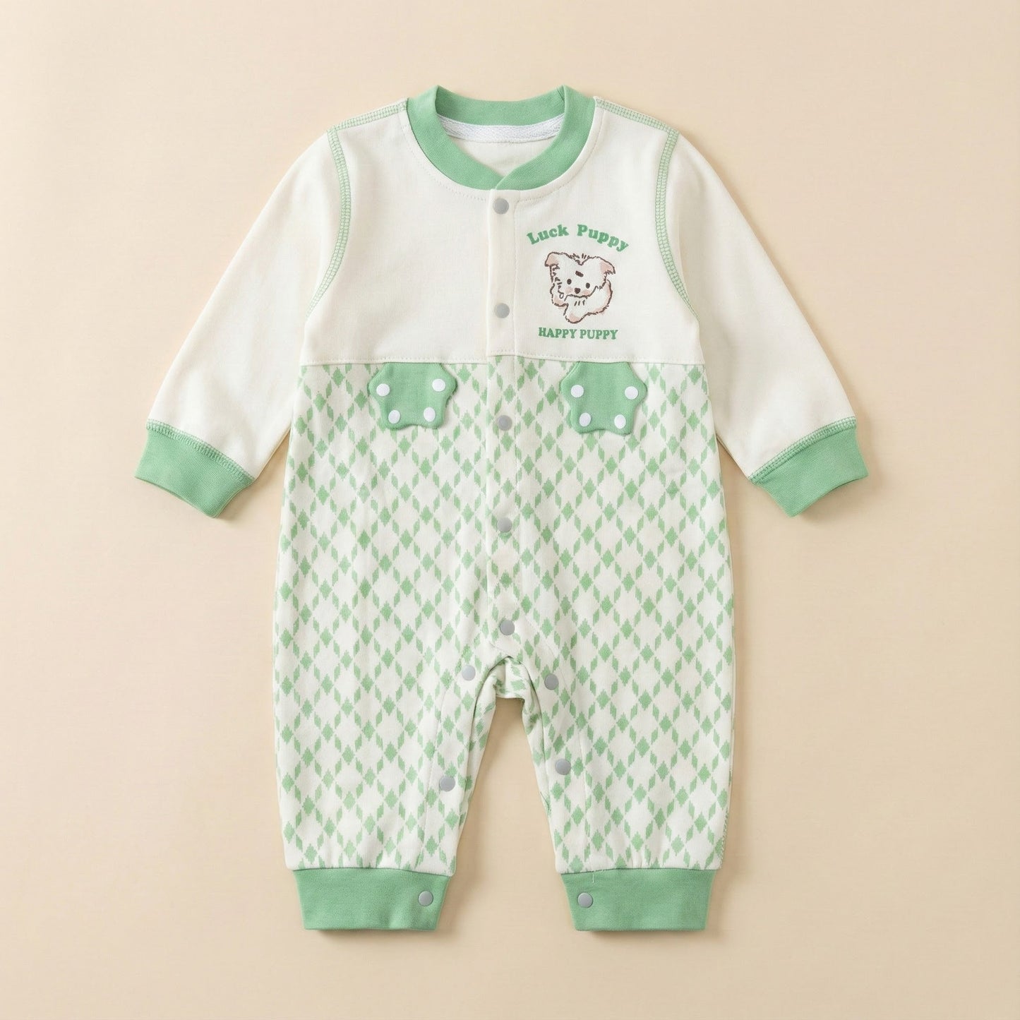 Delicate Floral Embroidered Baby Romper - Soft Cotton Bodysuit 0 - 6M - Comfort Cubz