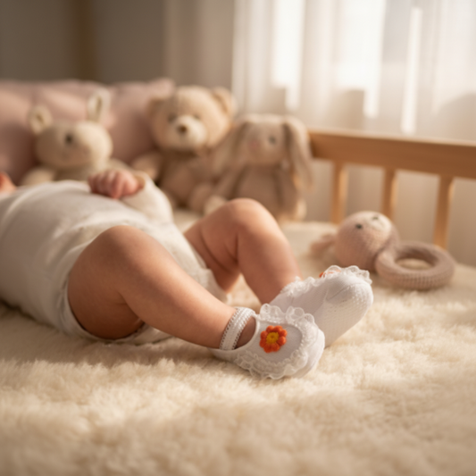 Newborn Baby Shoes - Soft Sole First Shoes for Newborns 0-3 Months