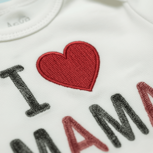 I Love MAMA Baby Bodysuit - Adorable Gift for New Moms - Comfort Cubz