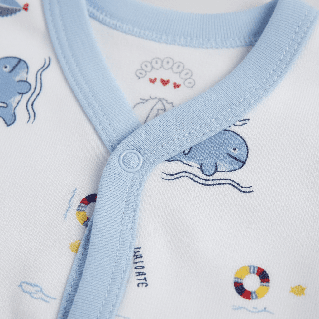 Newborn Summer Suit - Lightweight Cotton | 0 - 6 Months - Comfort Cubz