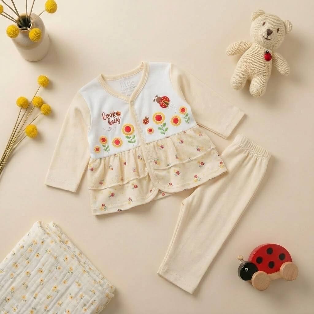 Premium Baby Girl Frock - Adorable Dress for 3 - 6 Months - Comfort Cubz
