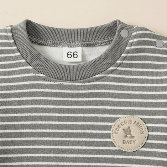 Premium Baby Suit - Striped Design for 6 - 18 Months - Comfort Cubz