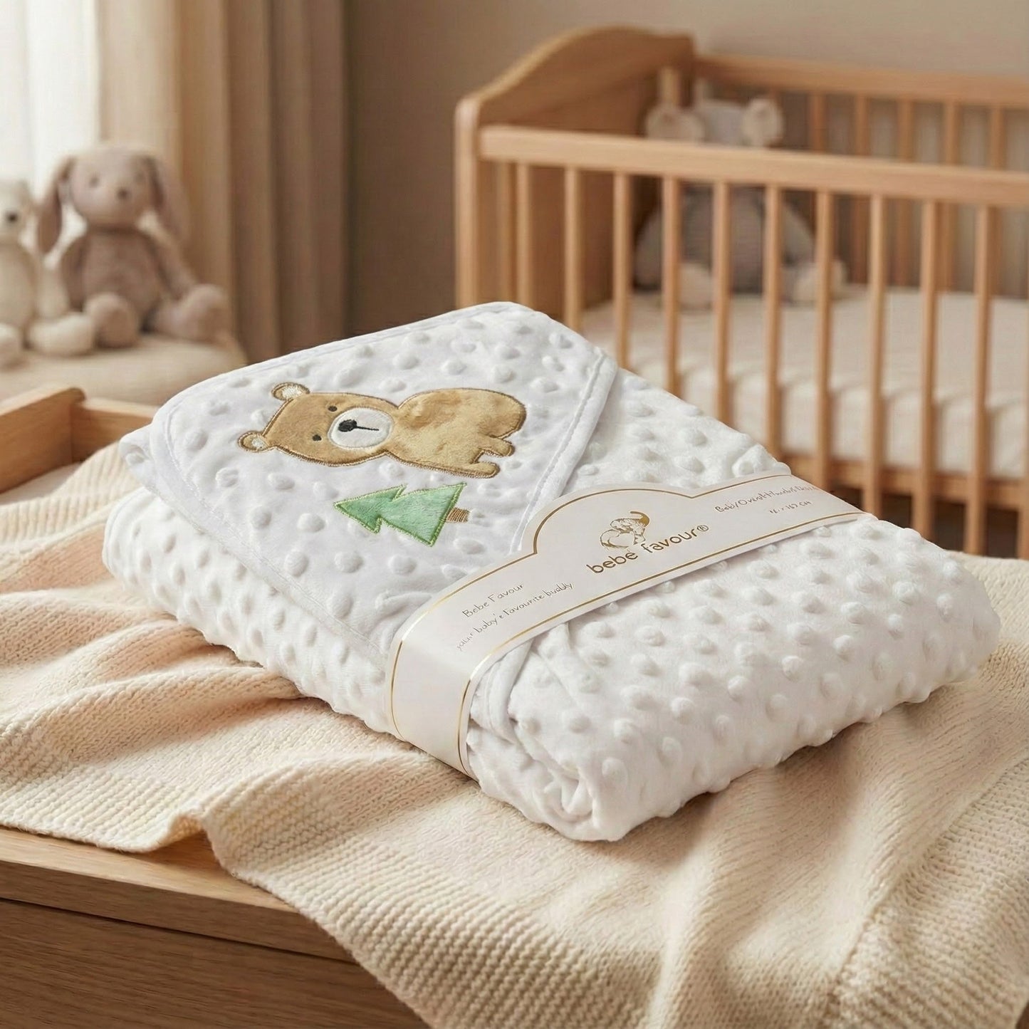 Premium Hooded Baby Shawl - Ultra Soft Bath Towel Blanket for Newborn & Infants - Comfort Cubz