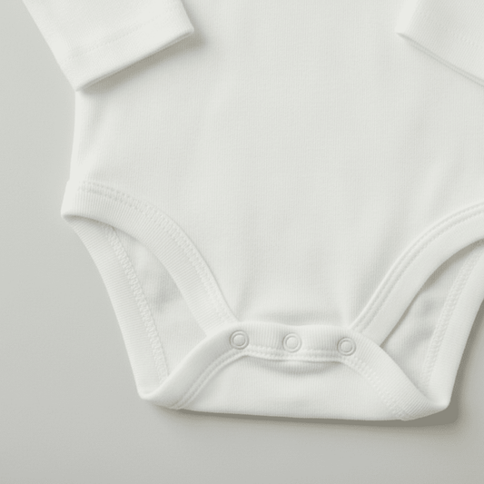 White Bodysuit Pack of 3 - Premium Cotton | Newborn Essentials - Comfort Cubz