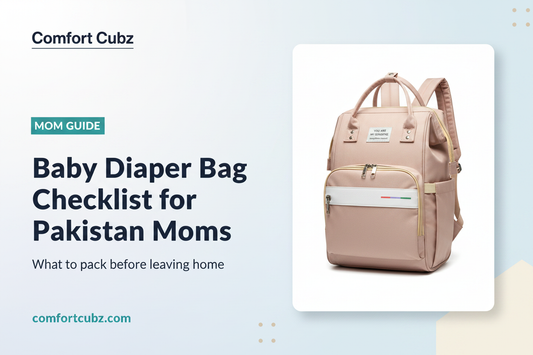 Baby Diaper Bag Checklist for Pakistani Moms: What to Pack Before Leaving Home