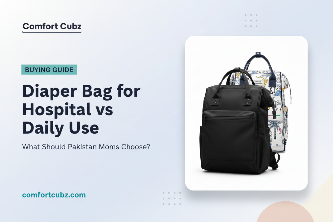 Diaper Bag for Hospital vs Daily Use: What Should Pakistani Moms Choose?