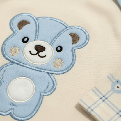 10 Piece Adorable Bear Face Baby Set - Complete Newborn Bundle - Comfort Cubz