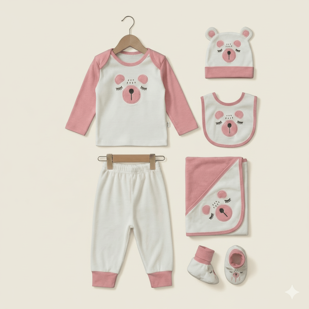 10 Piece Premium Baby Outfit Set - Complete Newborn Clothing Bundle - Comfort Cubz