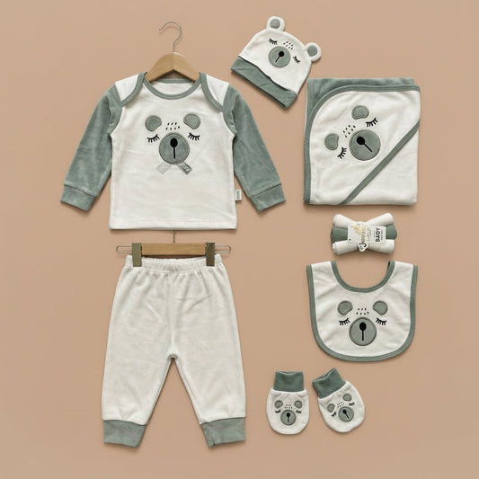 10 Piece Premium Baby Outfit Set - Complete Newborn Clothing Bundle - Comfort Cubz