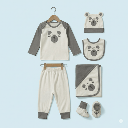 10 Piece Premium Baby Outfit Set - Complete Newborn Clothing Bundle - Comfort Cubz