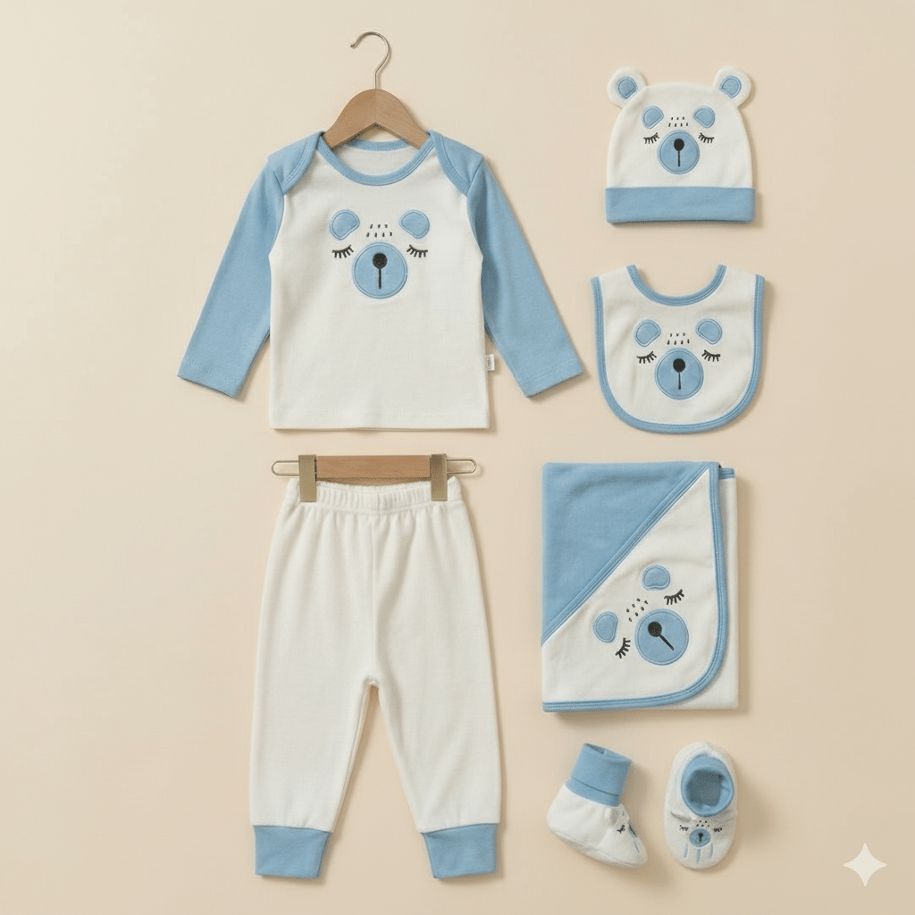 10 Piece Premium Baby Outfit Set - Complete Newborn Clothing Bundle - Comfort Cubz