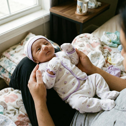 5 - Piece Newborn Soft Cotton Set - Complete Starter Outfit 0 - 3M - Comfort Cubz