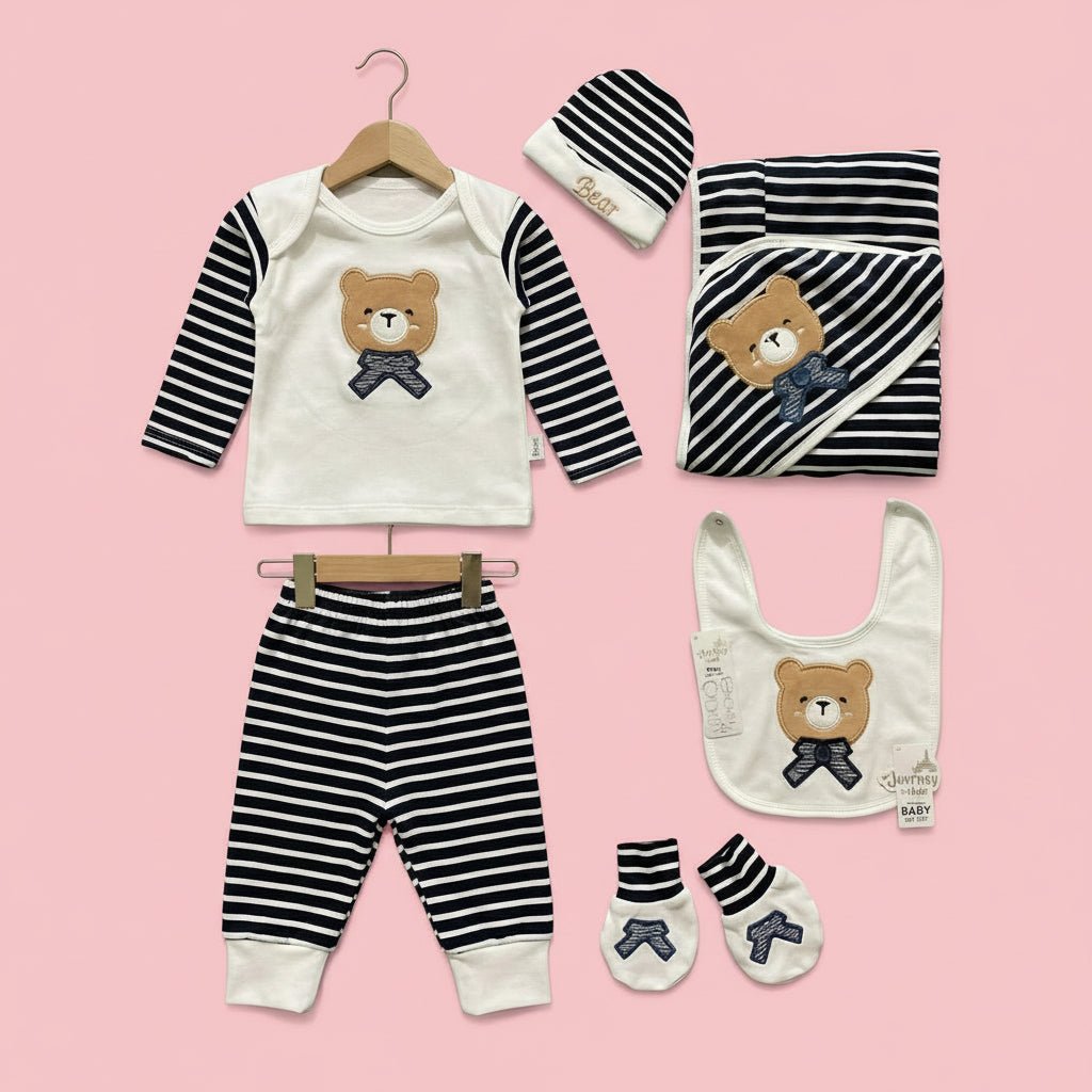 7 Piece Premium Lined Baby Suit - Warm Winter Outfit Set - Comfort Cubz