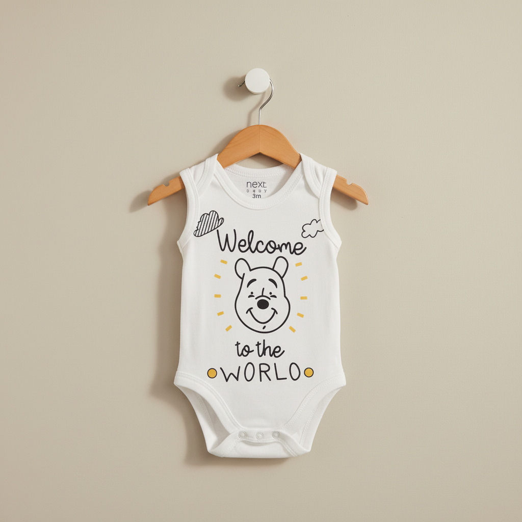Baby Sleeveless Bodysuit - Soft Cotton Pack of 3 in Assorted Colours for Newborns