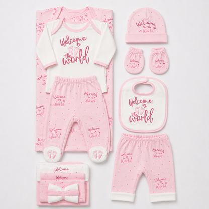 Welcome to the World – Newborn Starter Set | Pink