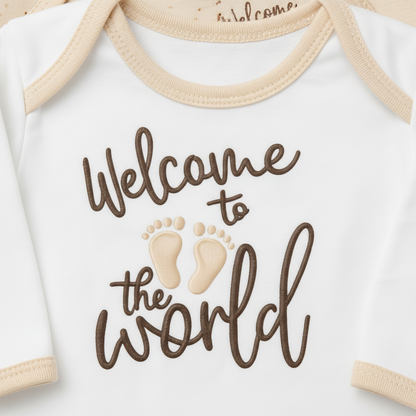 Welcome to the World – Newborn Starter Set | Beige