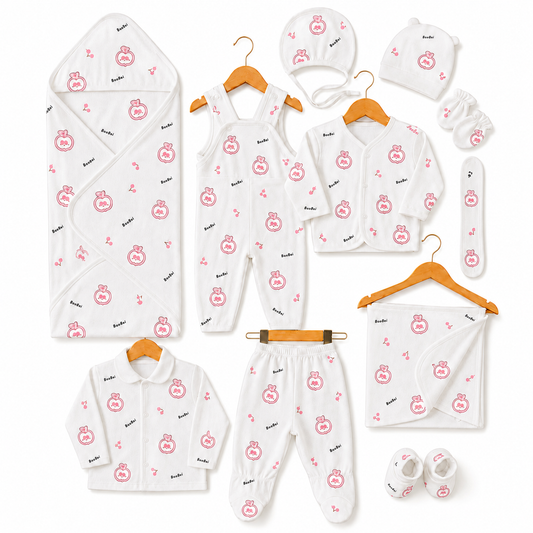 Premium 11-Piece Baby Starter Set - Complete Newborn Essentials 0-3 Months