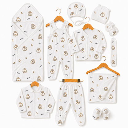 Premium 11-Piece Baby Starter Set - Complete Newborn Essentials 0-3 Months